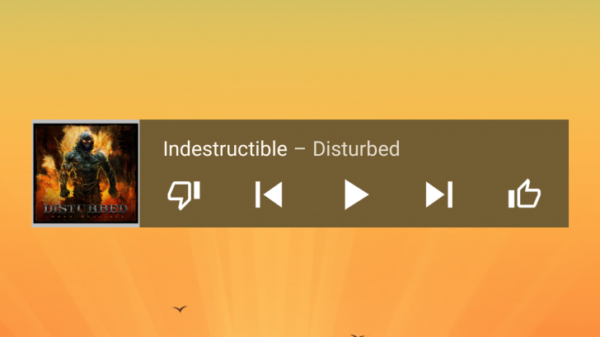 YouTube Music widget