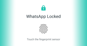 WhatsApp autenticazione impronta digitale