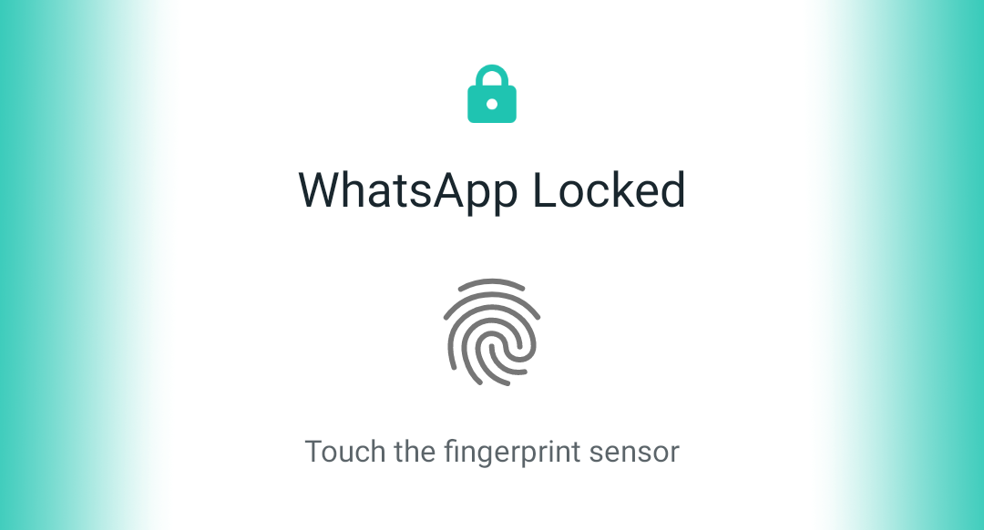 WhatsApp autenticazione impronta digitale