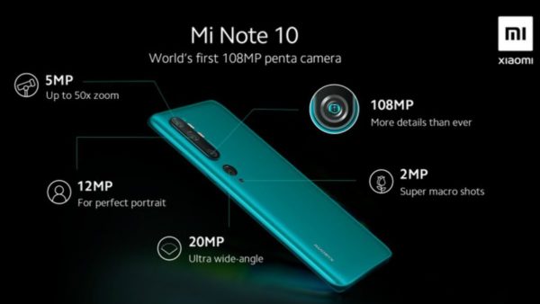 Xiaomi Mi Note 10