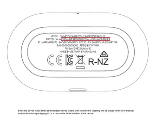 Samsung Galaxy Buds+ FCC