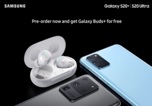 Galaxy Buds+ in omaggio a chi pre-ordina Samsung Galaxy S20+ e S20 Ultra