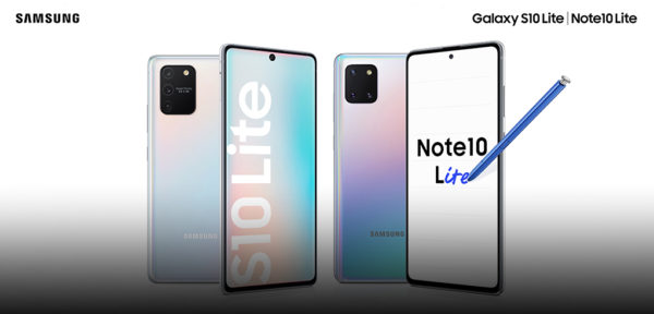 Samsung Galaxy Note 10 Lite e Samsung Galaxy S10 Lite