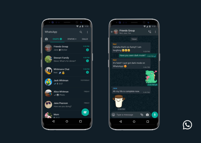 WhatsApp Dark Mode