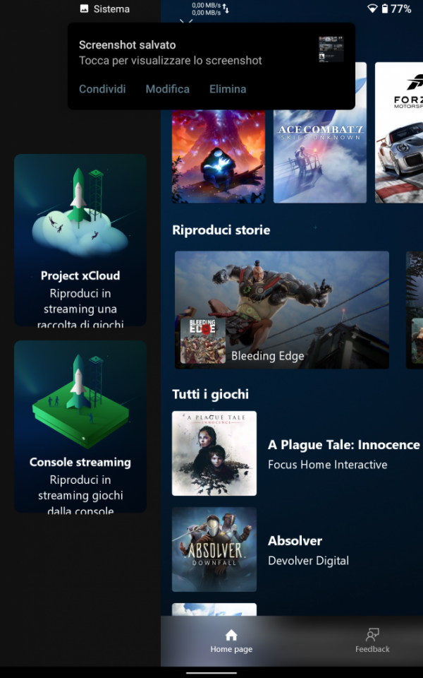 Project xCloud su Android (1)
