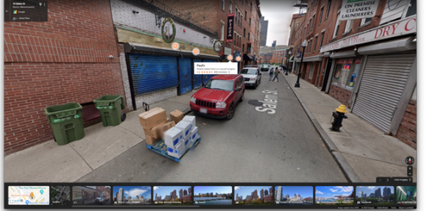 Google Maps etichette Street View