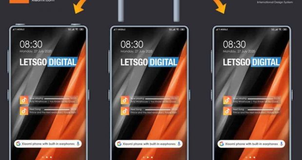 Xiaomi brevetta uno smartphone con doppio slot per auricolari TWS (2)