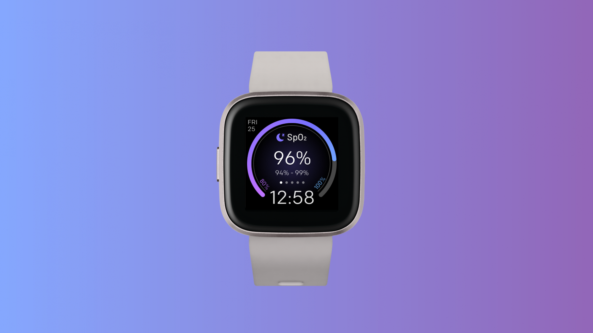 Fitbit watch face SpO2