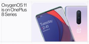 OxygenOS 11 Android 11 OnePlus 8 Pro