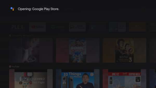 Play Store Google TV Assistante
