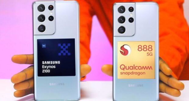 Samsung Galaxy S21 Samsung-Exynos-2100-Vs-Qualcomm-Snapdragon-888