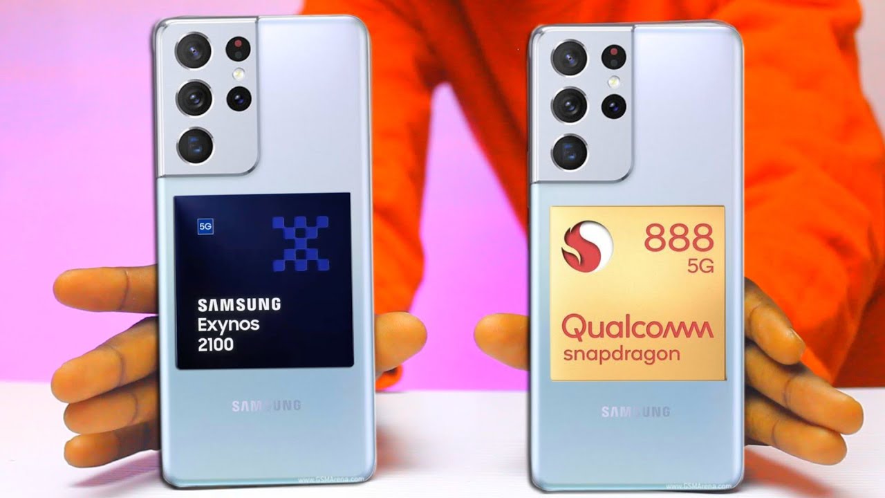 Samsung Galaxy S21 Samsung-Exynos-2100-Vs-Qualcomm-Snapdragon-888
