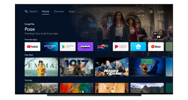 Android TV nuova UI