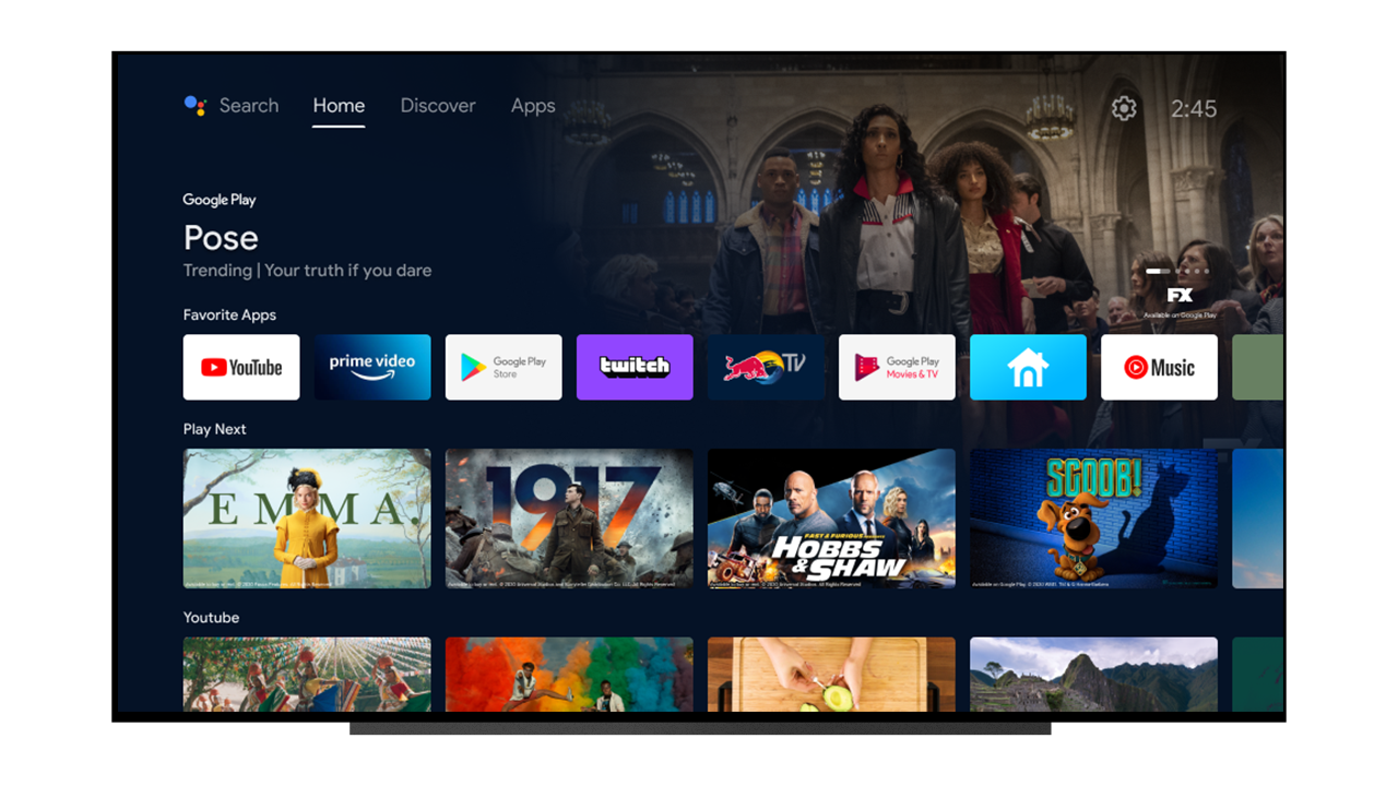 Android TV nuova UI