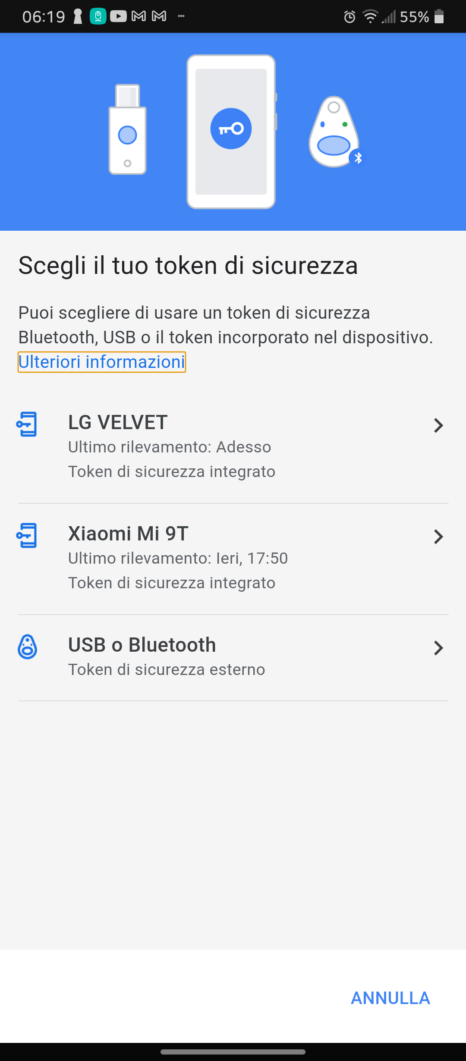 Yubikey 5C NFC account Google (3)