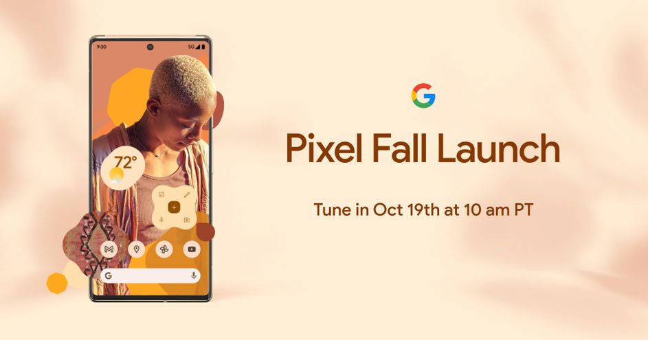 Google Pixel 6 lancio ufficiale 19 ottobre