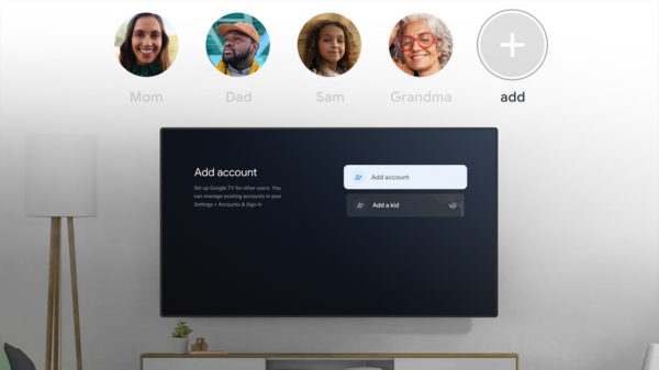 Google TV multi utente