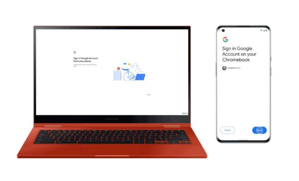 Fast Pair Chromebook settaggio iniziale