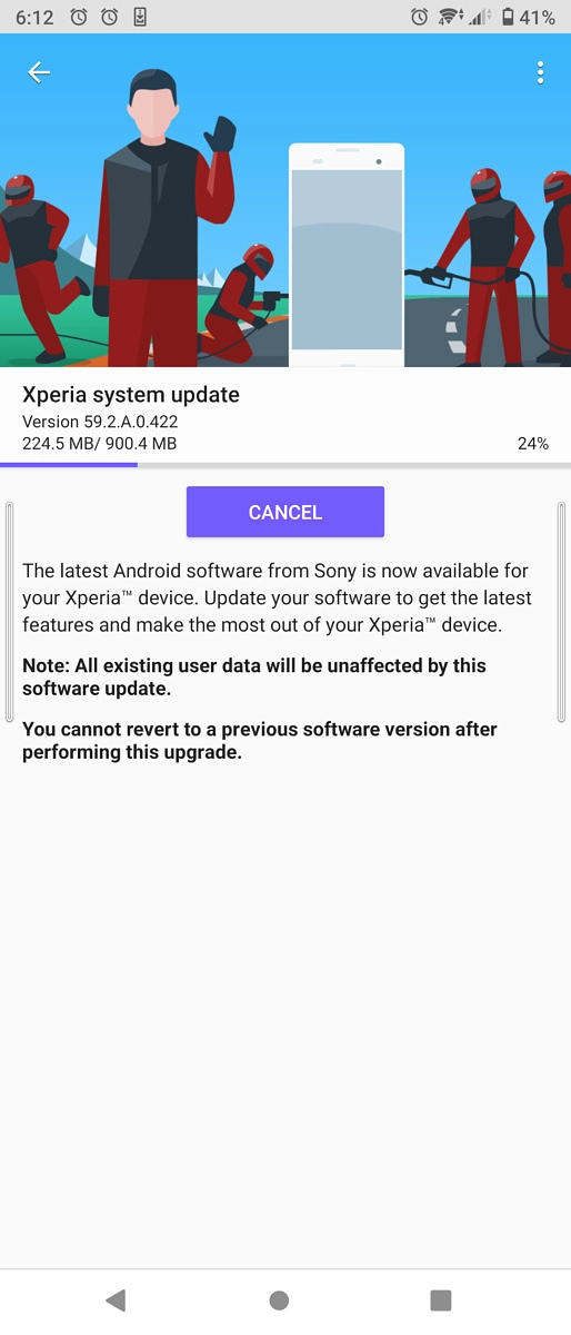 Sony Xperia 10 II aggiornamento Android 12