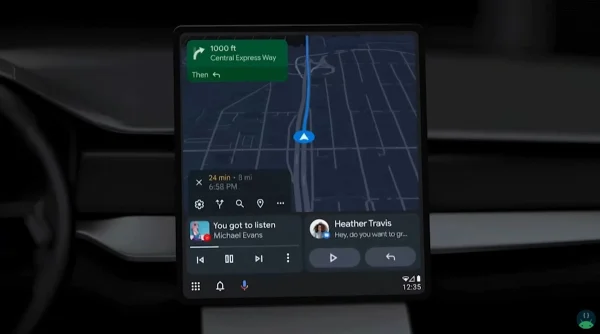 Android Auto nuova UI 2022