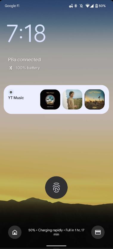 YouTube Music suggerimenti schermata di blocco (1)