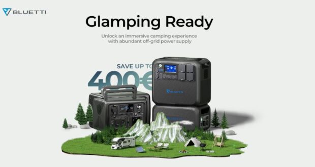 Bluetti offerte Glamping Ready su batterie di accumulo