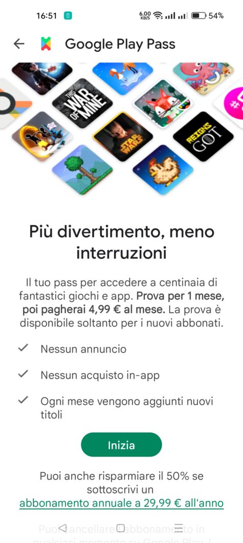 Come abbonarsi a Google Play Pass