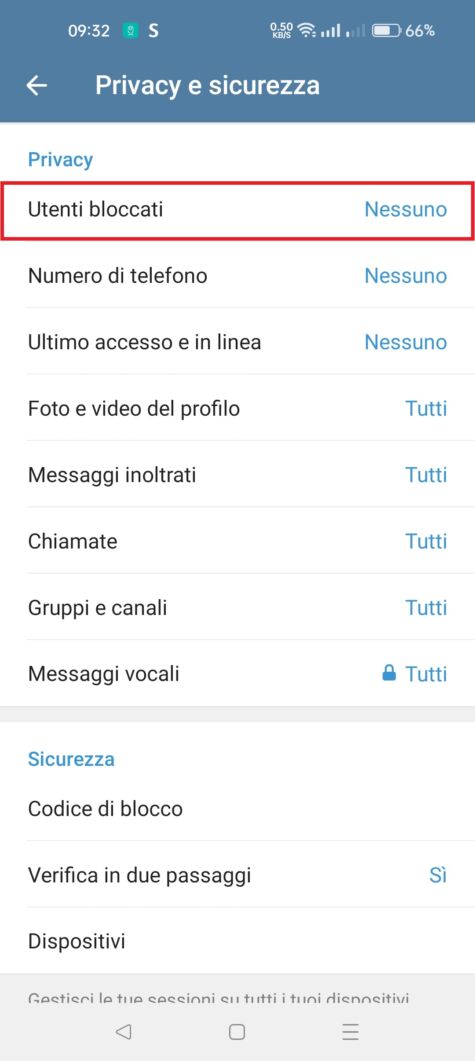 Come bloccare qualcuno su Telegram (3)