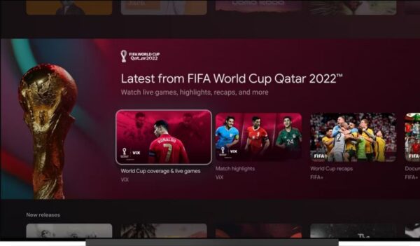 Coppa del Mondo FIFA 2022 Google TV