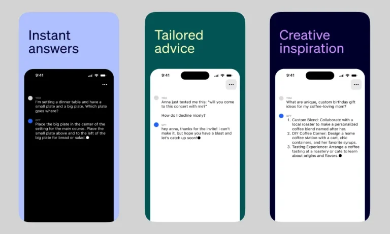 ChatGPT app iOS