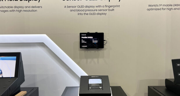 Samsung Sensor OLED Display