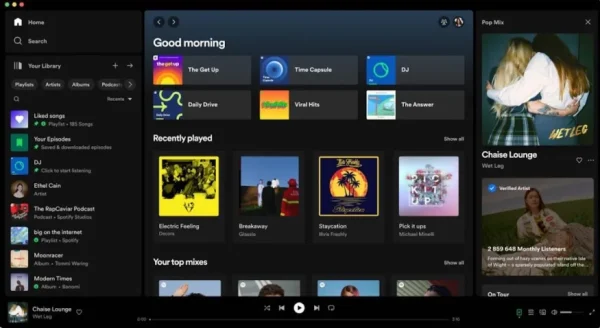 Spotify Desktop nuova UI