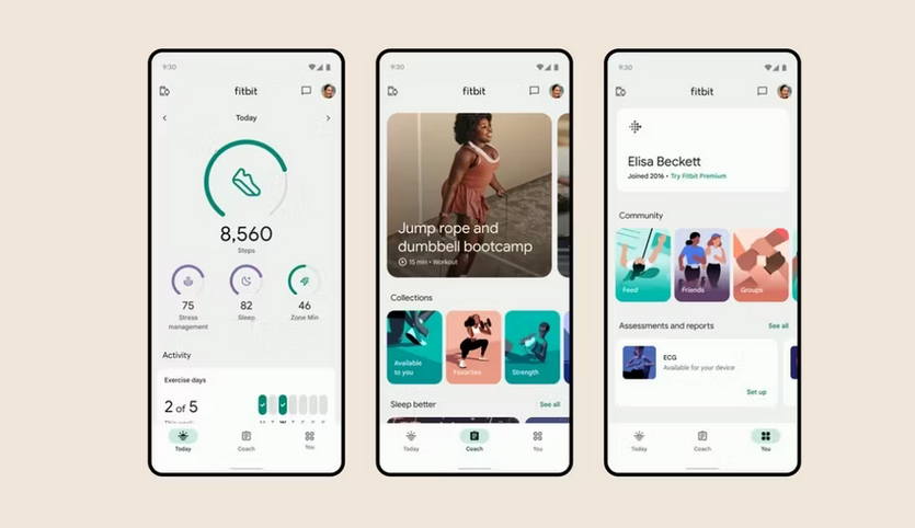 Fitbit nuova UI app