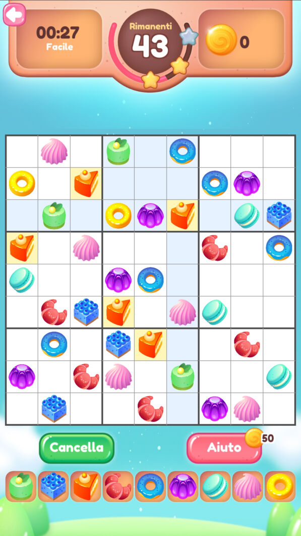 CandyKu: Il Sudoku zuccherato