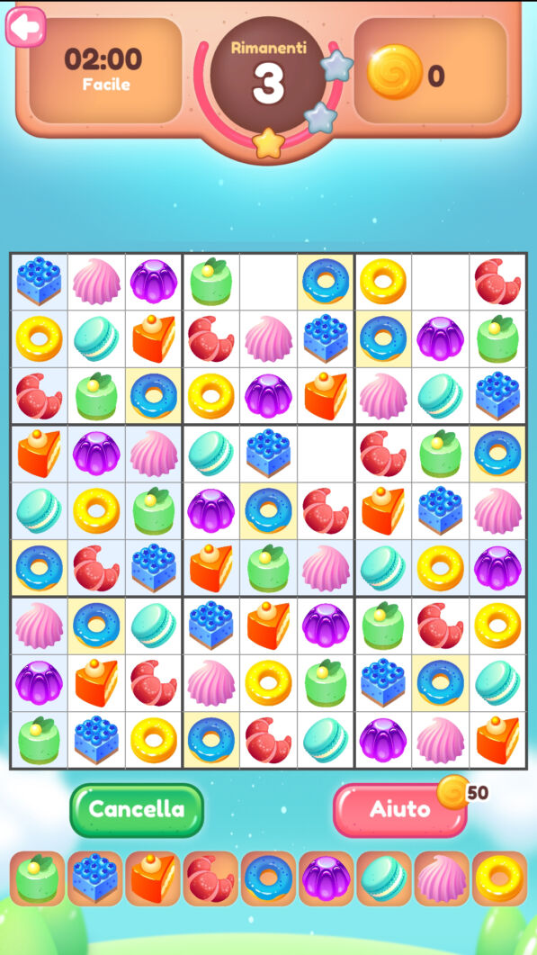 CandyKu: Il Sudoku zuccherato