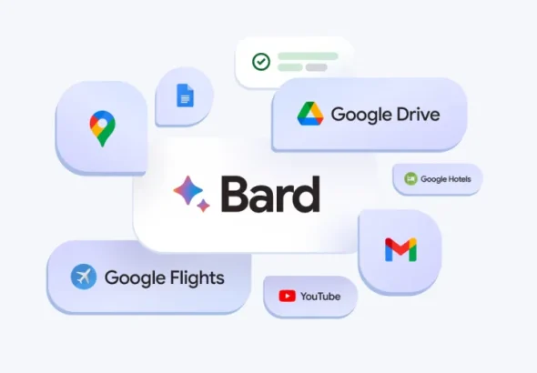 Google Bard AI accesso alle app Google