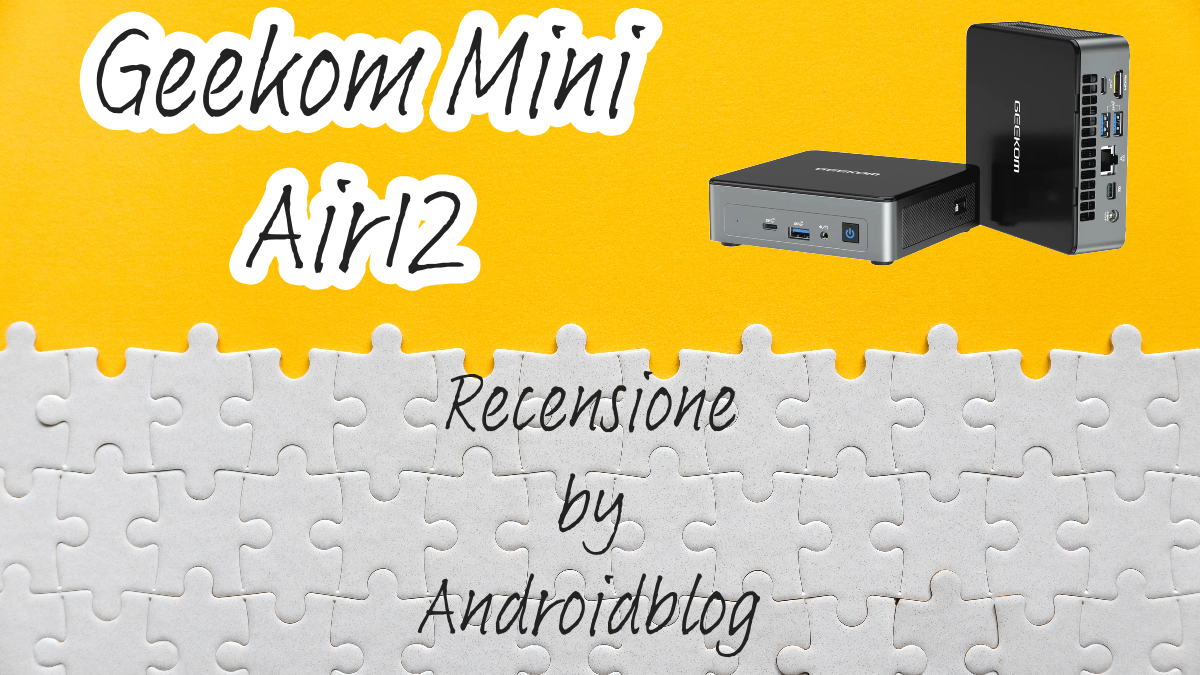 Recensione Geekom Mini Air12: efficiente e potente, con 100% di