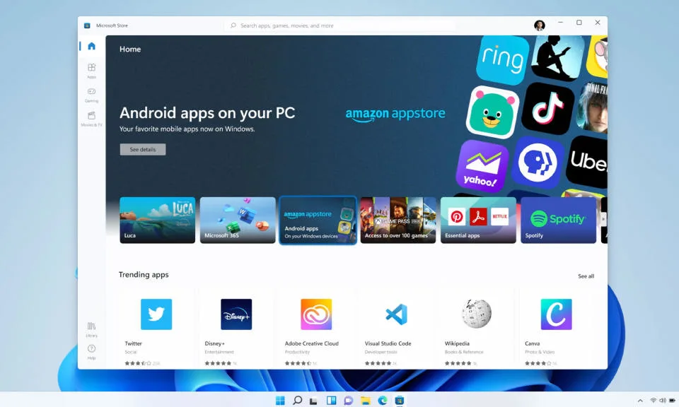 STOP alle App Android su Windows 11