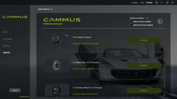 CAMMUS CP5 configurazione